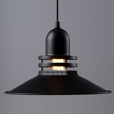 Industrial Country Style Black Industrial Vintage Large Pendant Lights