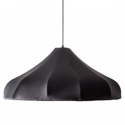 23.6”Wide Umbrella Elastic Fabric Designer Style Large Pendant Light