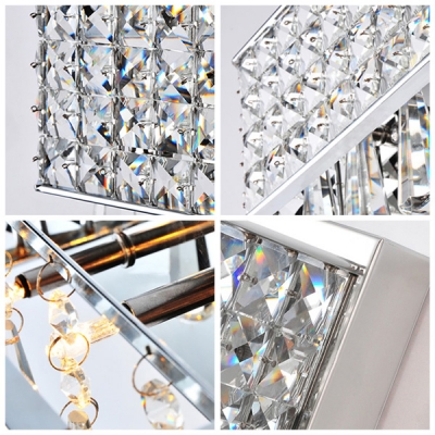 Add Divine Radiance to Your Bathroom with Splendid Crystal Wall Light Fixture.