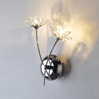 Celebrate Potential of Interior Lighting with Sparkling Modern Wall Sconce