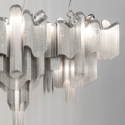 Delicate Chains Large Chandelier by Designer Lighting