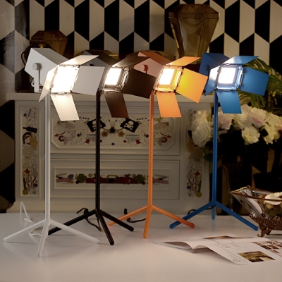 Lovely and Chic Wrought Iron Designer Table Lamps in Brilliant Design