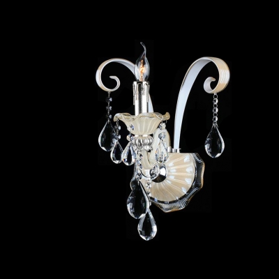 Sparkling Vase Design Crystal Wall Light Fixture Offers an Elegance Embelishment
