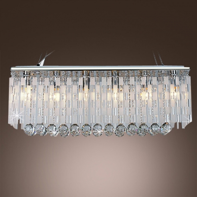 Stunning and Splendid Pendant Light Glitters with Beautiful Crystal and Polished Chrome Finish Deatails