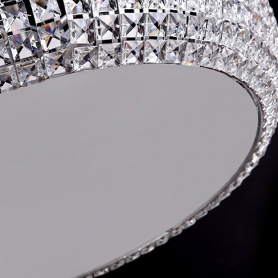 Brilliant Design Round Crystal Large Pendant Lights Embedded by Glittering Crystal Beads