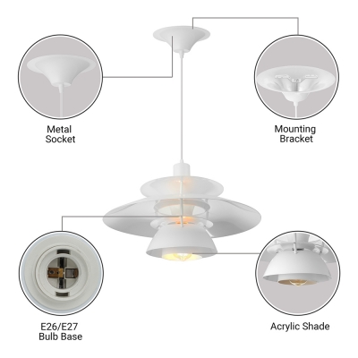 Disc Modern Designer Lighting Novelty Mini Pendant