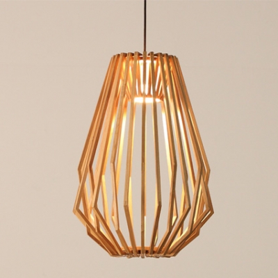 Exquisite Wooden Basket Design Modern Large Designer Pendant Light