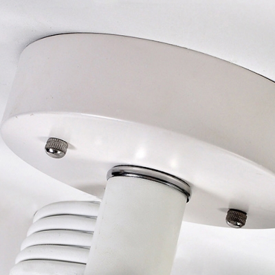 Fashionable Modern White-colored LED Flush Mount with 6 Lights