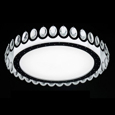 LED White Elegant and Romantic Flush Mount Light Light Up Your House with Crystals