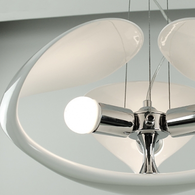 Contemporary Resin Pendant Light For Dinning Room 3-light
