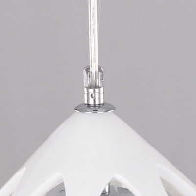 Downard Cone Shaped Resin Made Mini Pendant Light