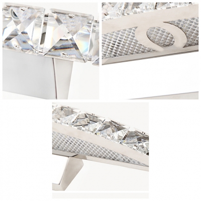 Add Some Dazzle to Your Bathroom with Splendid Crystal Wall Light Fixture