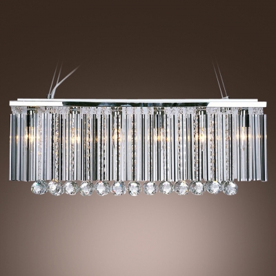 Bring Sparkle to Your Home's Interior with Clear Crystal Pendant Chandelier