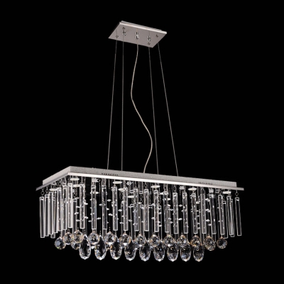 Full of Grace and Chic Style Stunning Pendant Light Features Glamorous Lead Crystals