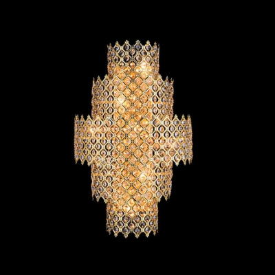 

Splendid Wall Sconce With Dainty Appeal with Diamond Crystal Beads, HL360479