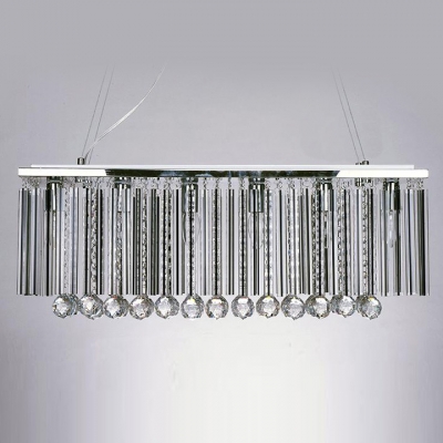 Bring Sparkle to Your Home's Interior with Clear Crystal Pendant Chandelier