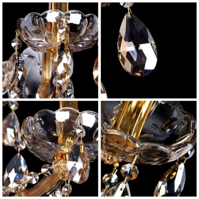 Grand Two Candelabra Fixtures Illuminate Timeless Crystal Wall Sconce in Contemporary Way
