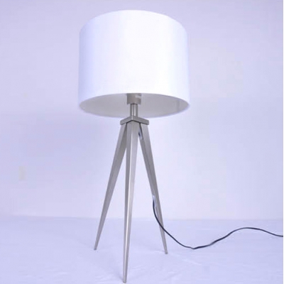 27.9”High Drum Shade and Tripod Based Designer Floor Lamps