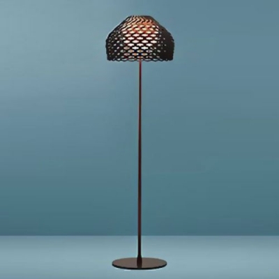 Arcylic Umbrella Shaped Dark Color Designer Floor Lamp