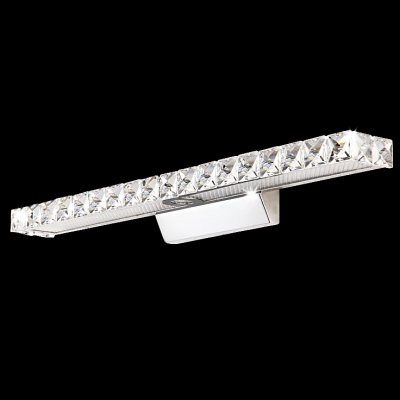 Glamorous Design Light Features Built in LEDs with Clear Crystal Glass Insets for Sparkle