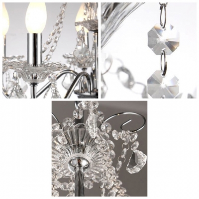Warm and Chic Clear Crystal Strands and Pendants 21.2