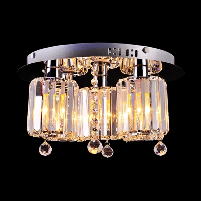 Featuring Stylish Design with Contemporary Crystal Shapes Creating Breathtaking Exquisite Ceiling Light