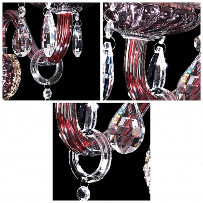 Gleaming Beautiful Curving Arms Offers Elegance to Dazzling Two Light Crystal Wall Sconce