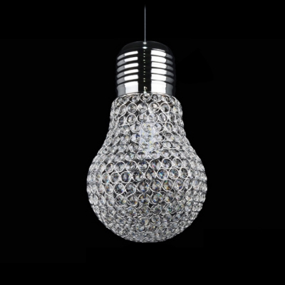 Large Crystal Bulb Sparkling LED Single Light 11.8