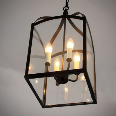 4 Light LED Urn Light in Antique Bronze Finish