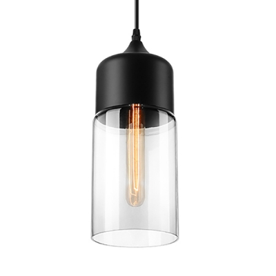 Multi Colored  Black Socket Industrial LOFT Mini Pendant Light