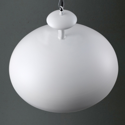 Novelty White Bowl Industrial 16.5”Wide Large Pendant Light For Dinning Room