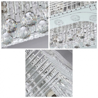 Intriguing and Glittering Crystal Accents and Crystal Glass Shaded 23.6