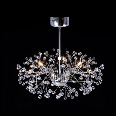 Wonderful and Exquisite Clear Crystal Small Globes Burst Whimsical Pendant Lighting