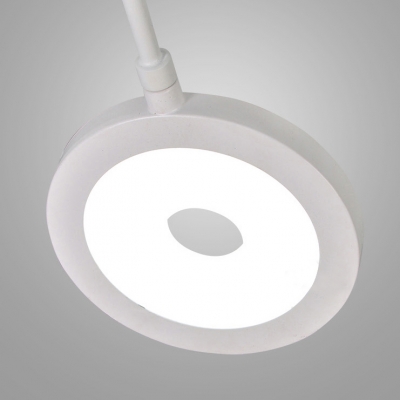 All White Color Modern LED 3+1-light Close to Ceiling Light