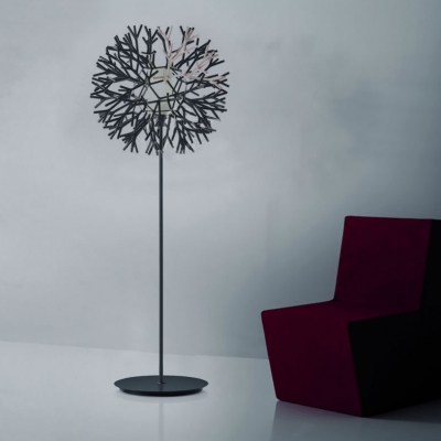 Creative Burst Shaped Coral Designer Floor Lamp