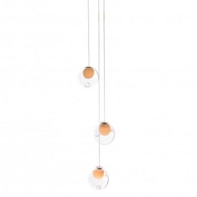 Cluster Inner Glass Ball Multi-Light Pendant 3-Light