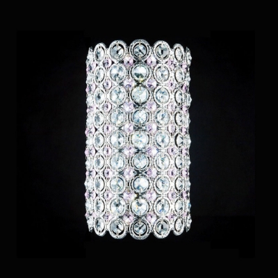 Exquisite Crystal-embellished Wall Sconce Merits Glamour to Any Area