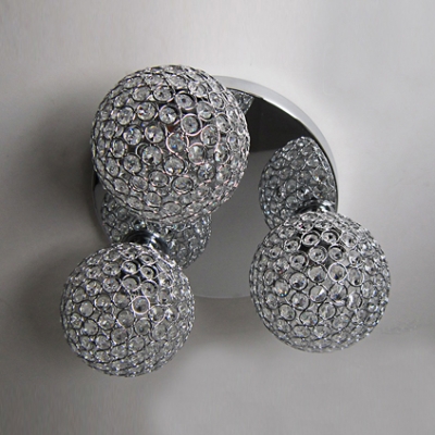 Elegant and Romantic 3-Light Crystal Beaded Balls 13.7