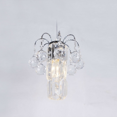Swag-style Mini Chandelier with Maximum Elegance Featuring Chic Clear Crystal Elements