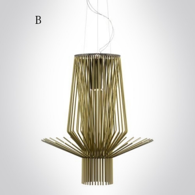 Brilliant Design and Novelty Designer Natural Rattan Large Pendant Light