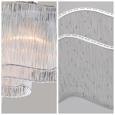 Elegant Crystal Island Lighting Fixture Install Over Kitchen or Dining Table