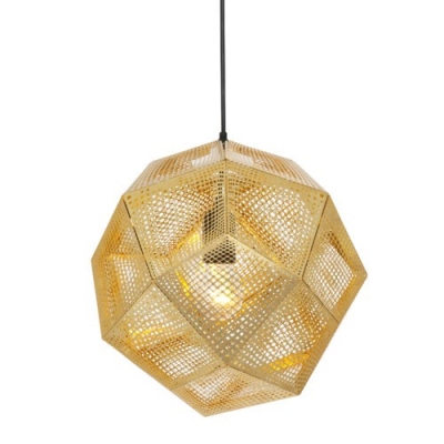 Etched Pendant Light Gold/Silver