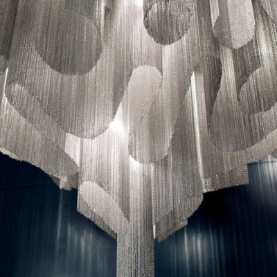 Hanging Chain Pendant Chandelier by Modern Designer Lighting