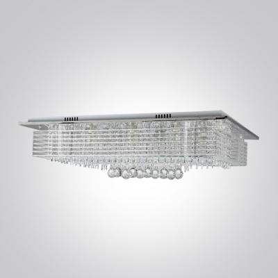 Intriguing and Glittering Crystal Accents and Crystal Glass Shaded 23.6