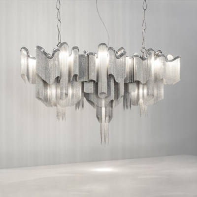 Delicate Chains Large Chandelier by Designer Lighting