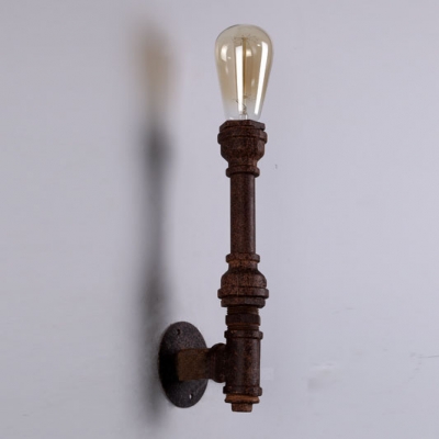Antique Pipe Torch LED Wall Light in Industry Style