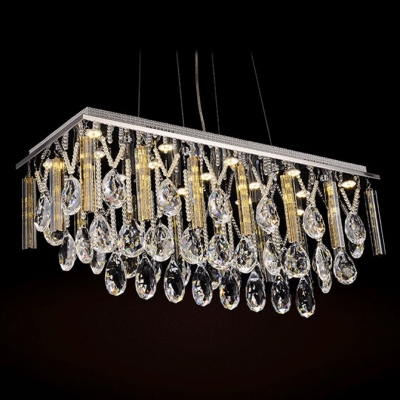 Create Instant Shine with Pendant Light Made of Stunning Hand-cut Polished Crystals