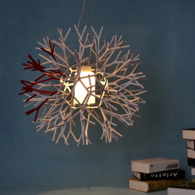 Designer Coral Pendant Light in Burst Shape