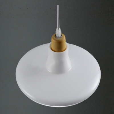 Disc Shape Smoke/White Industry LOFT Glass Pendant