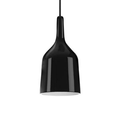 Wine Cup Mini Pendant Light in Black by Designer Lighting